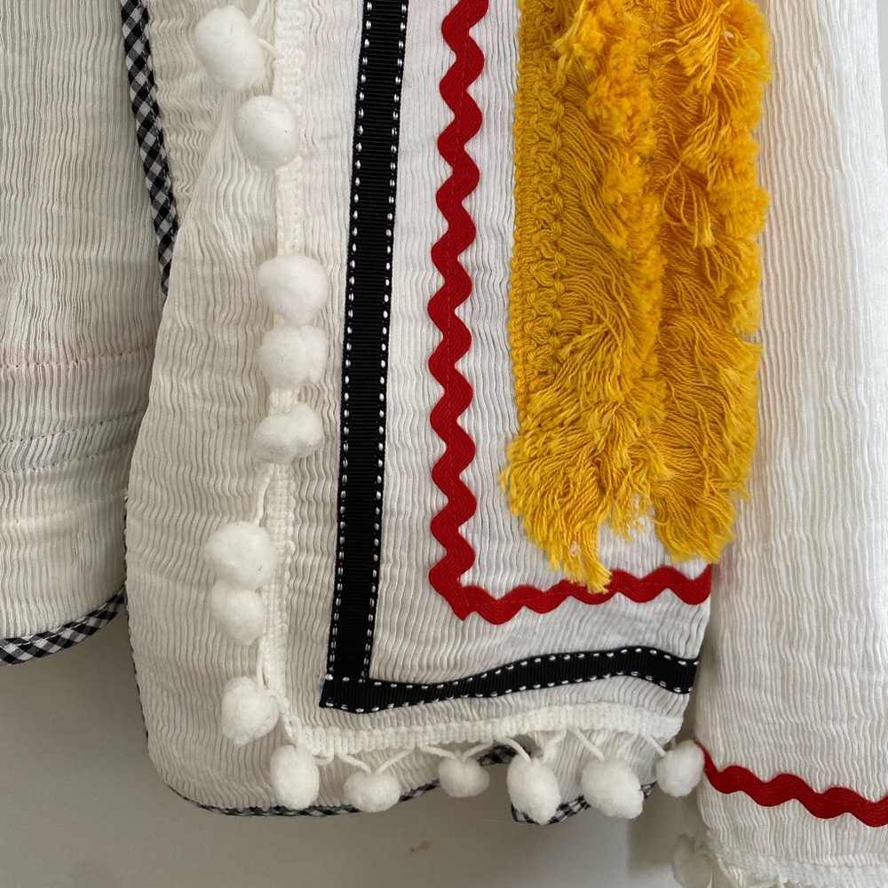 Anthropologie English Factory Selina Pom Jacket size S new - Picture 10 of 13